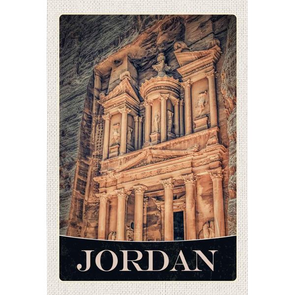 Vianmo Insegna In Legno 30X20 Cm Jordan Mittelalter Architektur-image