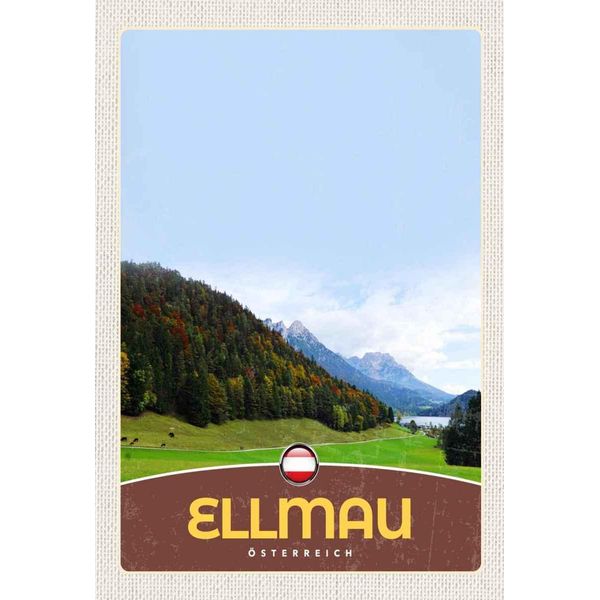 Vianmo Insegna In Legno 30X20 Cm Ellmau ÖSterreich Natur WäLder-image