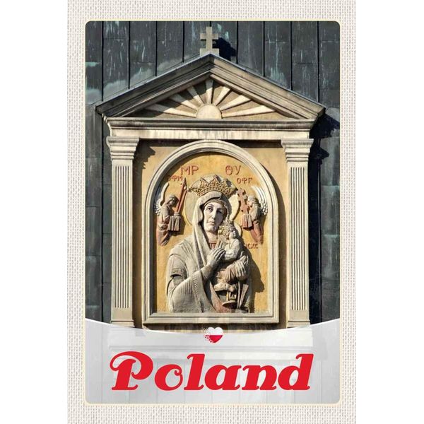 Vianmo Insegna In Legno 30X20 Cm Polen Europa Architektur-image