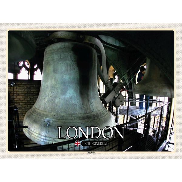 Vianmo Insegna In Legno 30X40 Cm London Uk England Big Ben-image