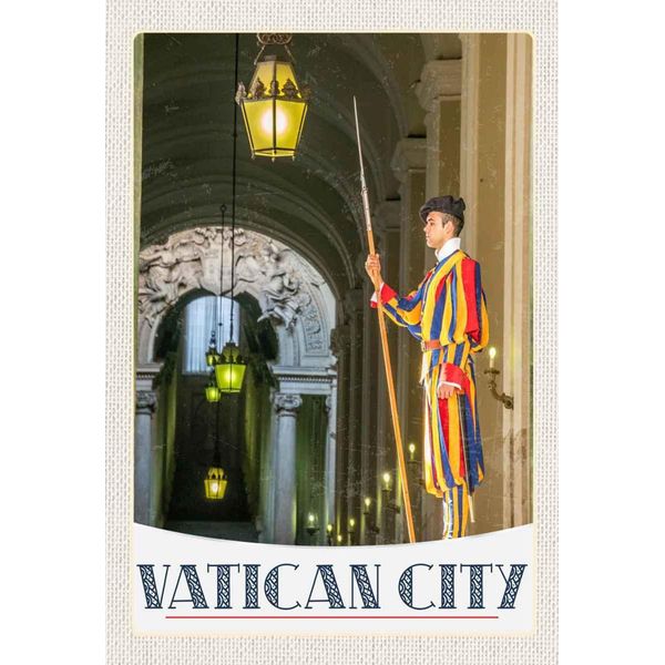 Vianmo Insegna In Legno 30X20 Cm Vatikan City Kirche Wachmann-image
