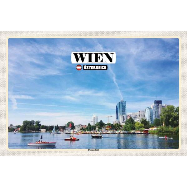 Vianmo Insegna In Legno 20X30 Cm Wien ÖSterreich Donaustadt-image
