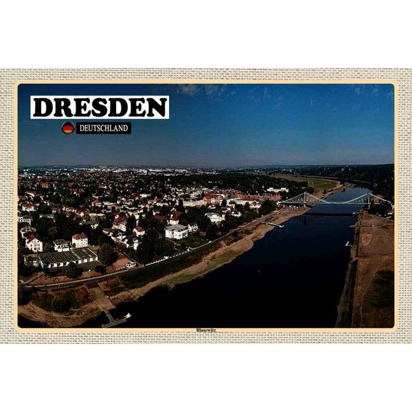 Vianmo Insegna In Legno 20X30 Cm Dresden Deutschland Blasewitz-image