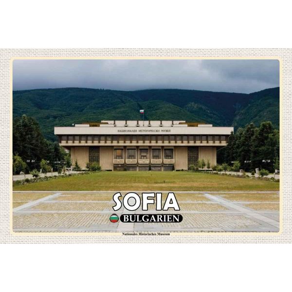 Vianmo Insegna In Legno 20X30 Cm Sofia Bulgarien Historisches Museum-image