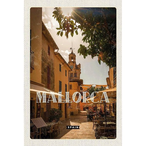 Vianmo Insegna In Legno 18X12 Cm Mallorca Spainsort Altstadt-image