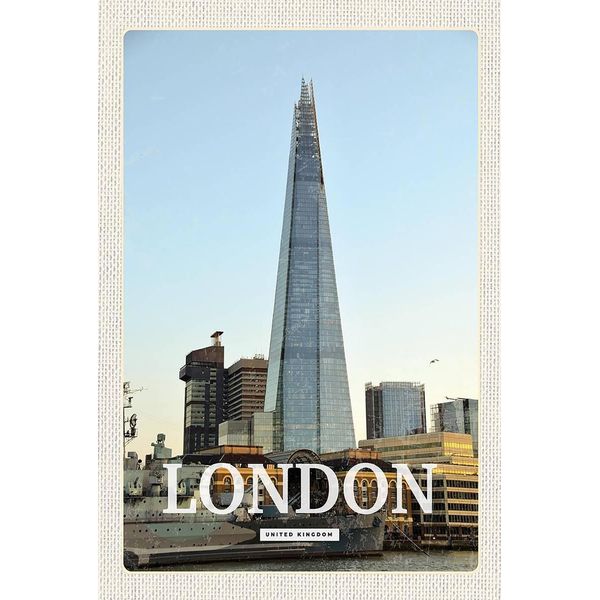 Vianmo Insegna In Legno 18X12 Cm London Stadt United Kingdom-image