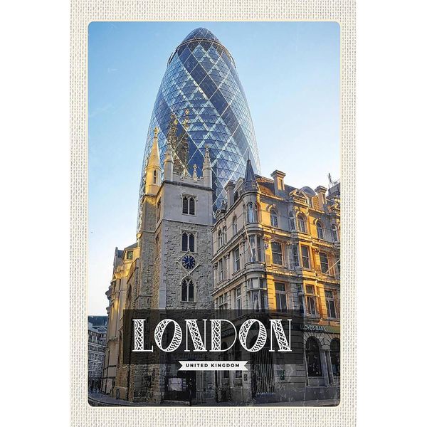 Vianmo Insegna In Legno 18X12 Cm London United Kingdom Architektur-image
