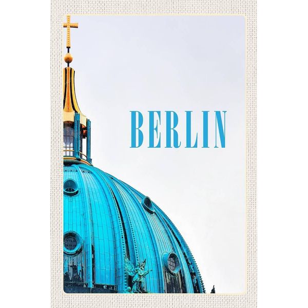 Vianmo Insegna In Legno 18X12 Cm Berlin Deutschland Kirche-image