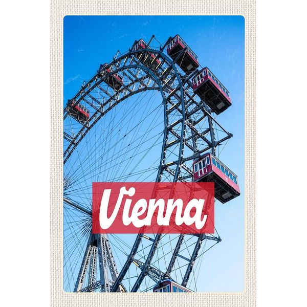 Vianmo Insegna In Legno 18X12 Cm Wien ÖSterreich Praterreise-image