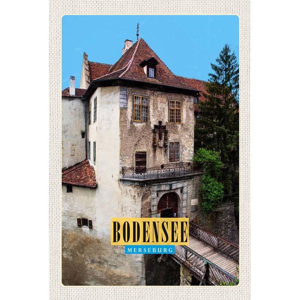 Vianmo Insegna In Legno 18X12 Cm Bodensee Deutschland Merseburg-image