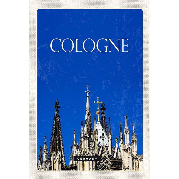 Vianmo Insegna In Legno 18X12 Cm KöLn Deutschland KöLner Dom Kirche-image
