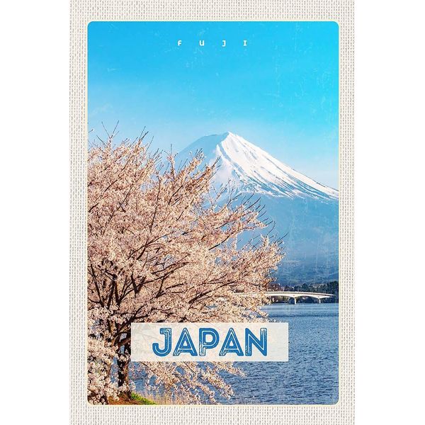 Vianmo Insegna In Legno 18X12 Cm Japan Asien Schnee Winter Gebirge-image