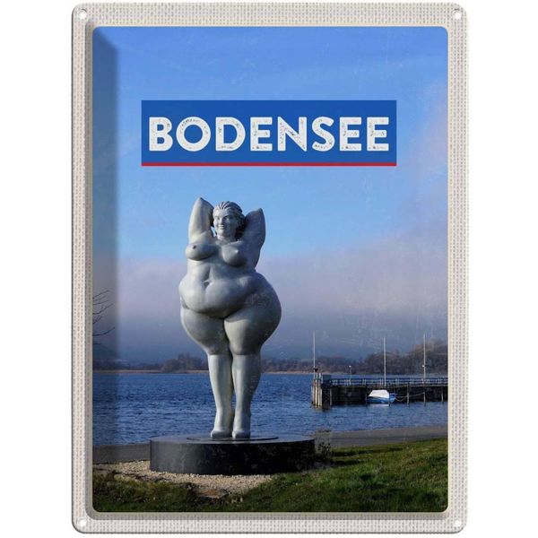 Vianmo Insegna Di Latta 40X30 Cm Bodensee Deutschland Skulptur Ufer-image