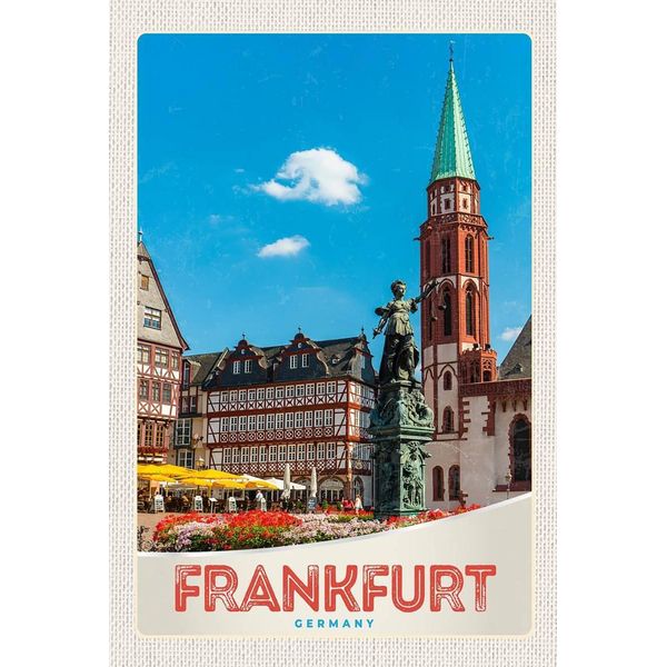 Vianmo Insegna In Legno 18X12 Cm Frankfurt Altstadt-image