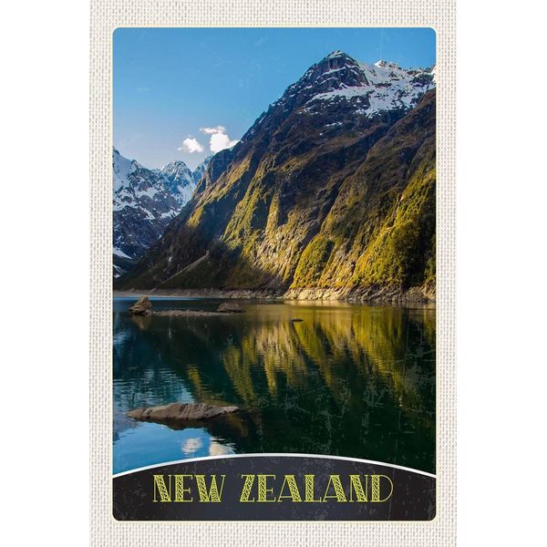 Vianmo Insegna In Legno 18X12 Cm Neuseeland-image