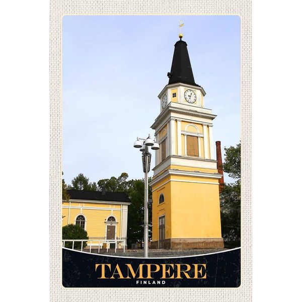 Vianmo Insegna In Legno 18X12 Cm Tampere Finnland Kirche-image