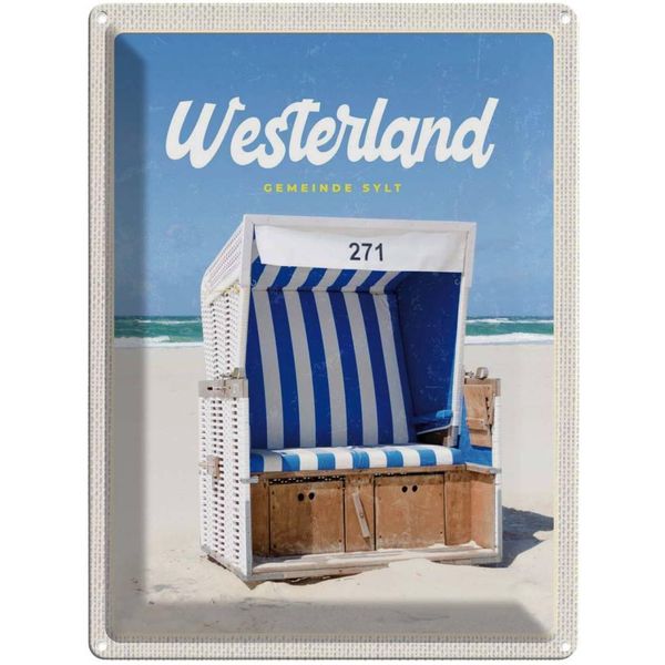 Vianmo Insegna Di Latta 40X30 Cm Westerland Sylt Schleswig-Holstein-image