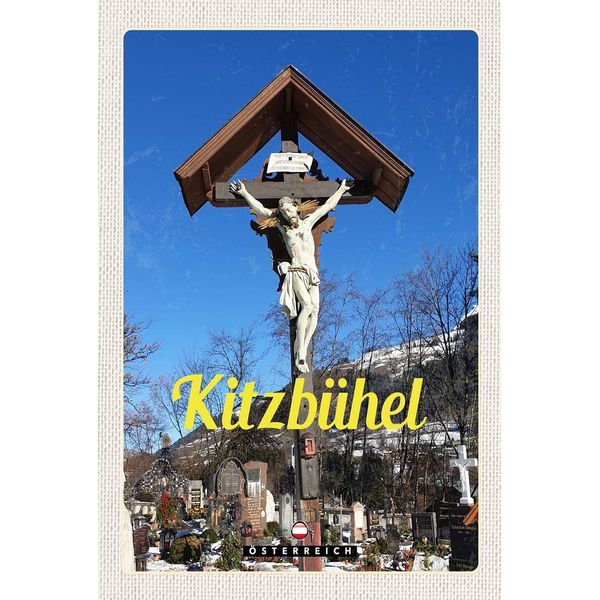 Vianmo Insegna In Legno 18X12 Cm KitzbüHel ÖSterreich Jesus Skulptur-image