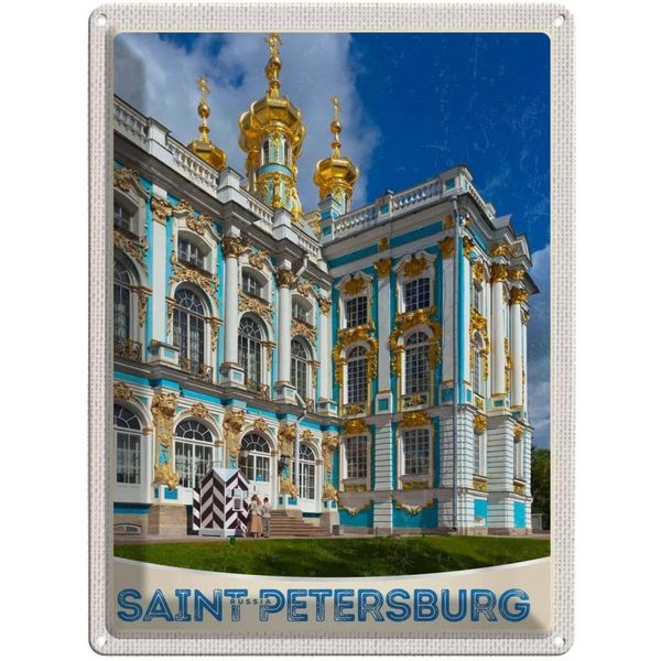 Vianmo Insegna Di Latta 40X30 Cm Saint Petersburg Russland Architektur-image