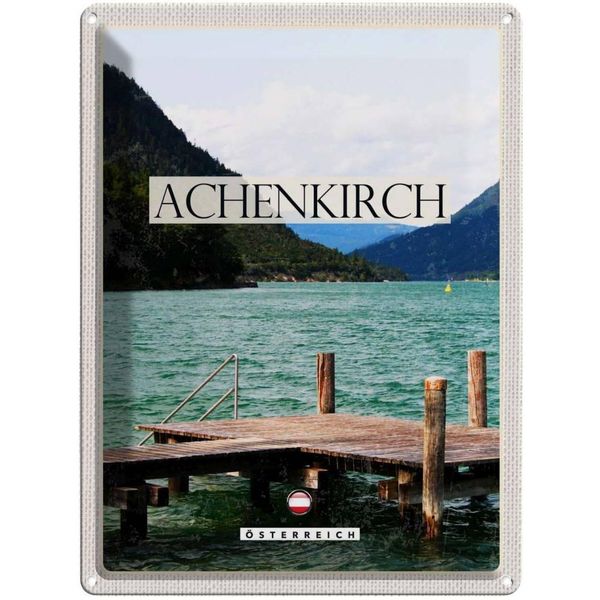 Vianmo Insegna Di Latta 40X30 Cm Achenkirch ÖSterreich Familienurlaub-image