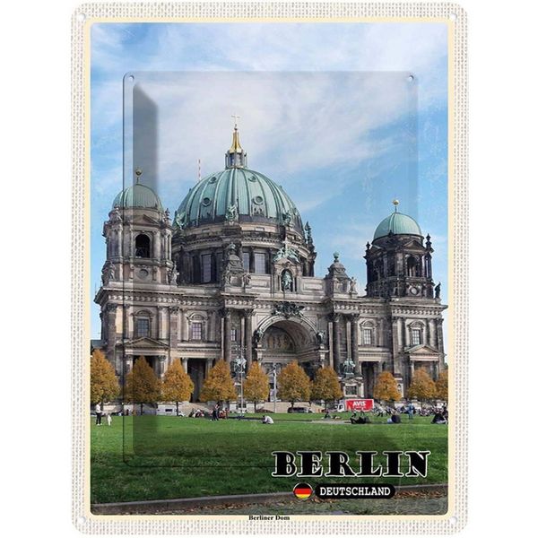 Vianmo Insegna Di Latta 40X30 Cm Berlin Hauptstadt Dom Architektur-image