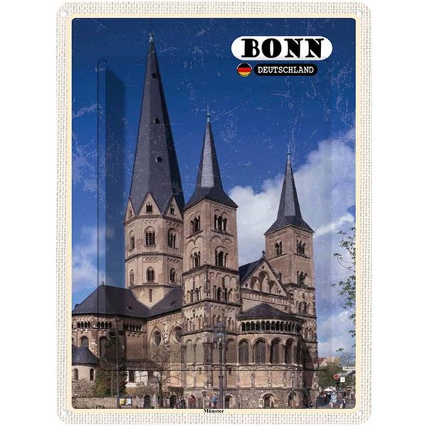 Vianmo Insegna Di Latta 40X30 Cm Bonn MüNster Altstadt Deutschland-image