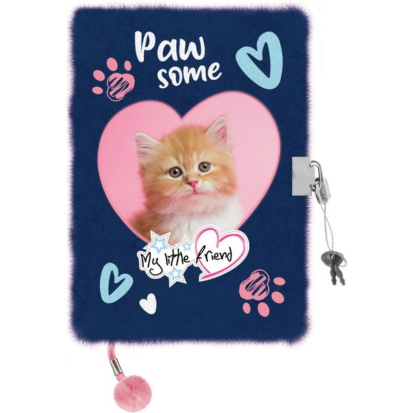 Agenda Con Lucchetto A5 96K Ginger Kitty Mlf Majewski-image