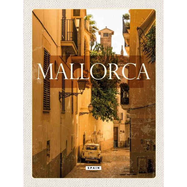 Vianmo Insegna In Legno 40X30 Cm Mallorca Spain Altstadt Palmas-image