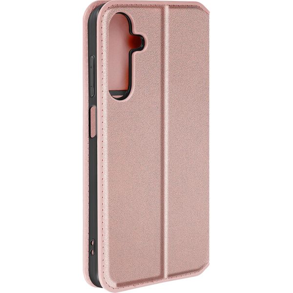 Avizar, Custodia In Pelle Finta Classic Edition Per Samsung Galaxy A15, Oro Rosa-image