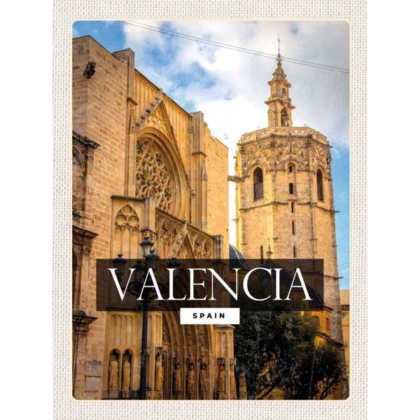 Vianmo Insegna In Legno 40X30 Cm Valencia Spain Architektur Tourismus-image
