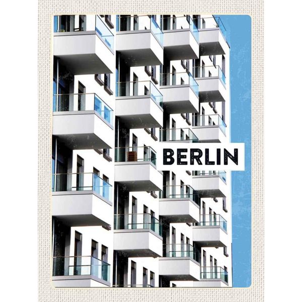 Vianmo Insegna In Legno 40X30 Cm Berlin Deutschland Neu GebäUde Trip-image
