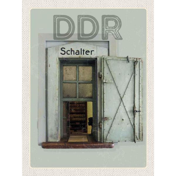 Vianmo Insegna In Legno 40X30 Cm Berlin Deutschland Ddr Diktatur-image