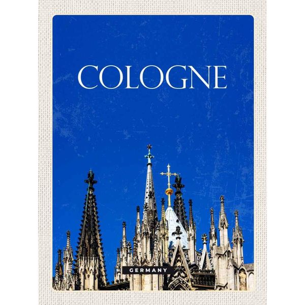 Vianmo Insegna In Legno 40X30 Cm KöLn Deutschlad KöLner Dom Kirche-image