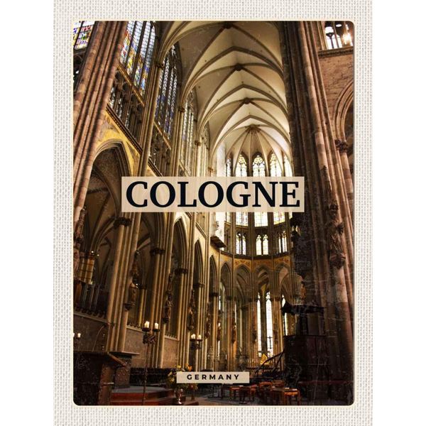 Vianmo Insegna In Legno 40X30 Cm KöLn Deutschland Kirche Dom Von Innen-image