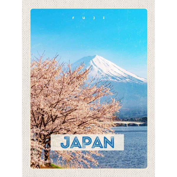 Vianmo Insegna In Legno 40X30 Cm Japan Asien Schnee Winter Gebirge-image