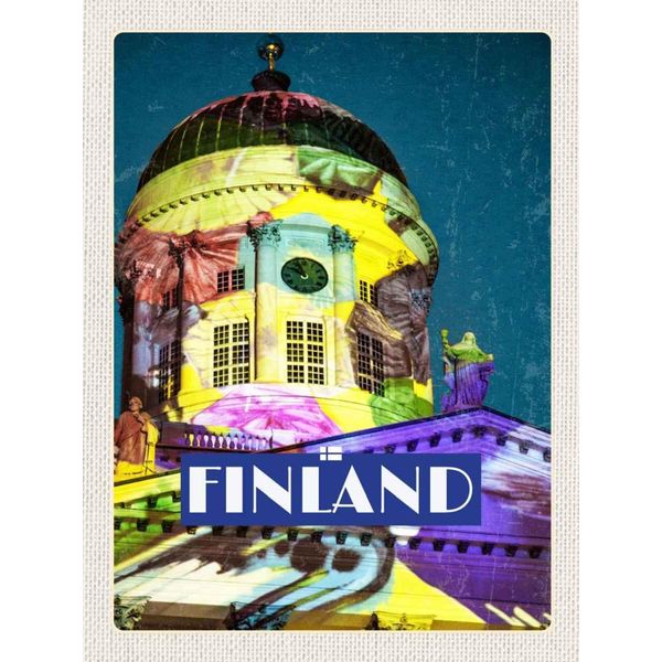 Vianmo Insegna In Legno 40X30 Cm Finnland Kirche Skulptur Mittelalter-image