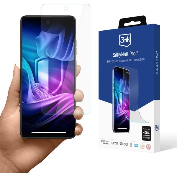 3Mk Screen Protector Self-Heal Silky Matt Pro Per Motorola Moto E14 Self-Heal-image