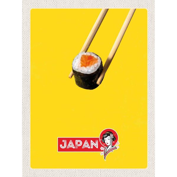 Vianmo Insegna In Legno 40X30 Cm Japan Sushi StäBchen Fisch Essen-image