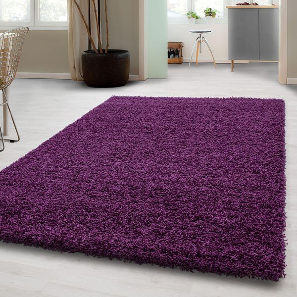 Carpetsale24 Tappeto A Pelo Alto Shaggy Unito Moderno Morbido Soffice Per Soggiorno Qualità Top Prezzo Vantaggioso, Dimensioni: 160X230 Cm-image
