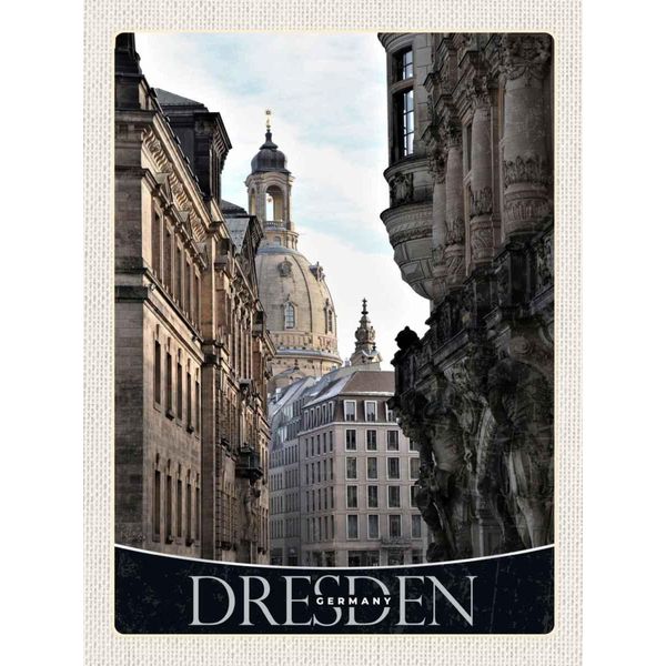 Vianmo Insegna In Legno 40X30 Cm Dresden Deutschland Architektur-image