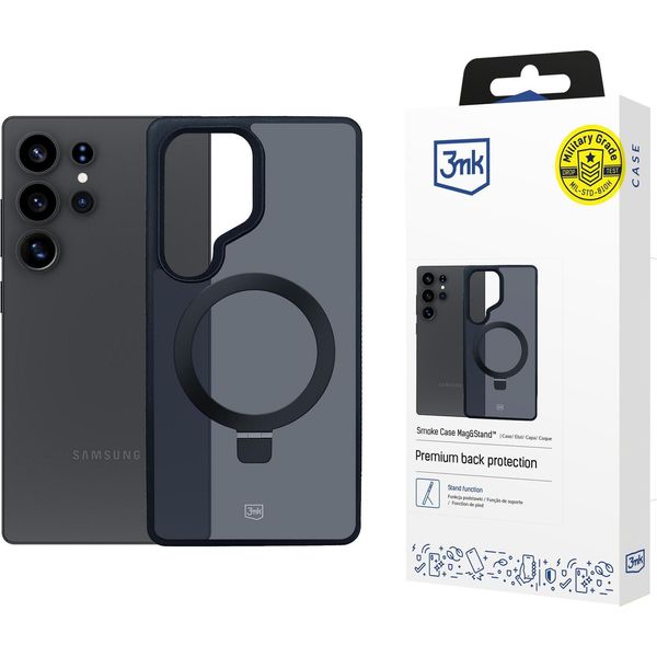 Samsung Galaxy S25 Ultra - Custodia 3Mk Smoke Mag&Stand-image