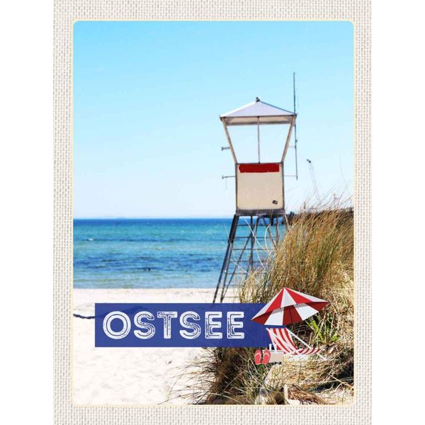 Vianmo Insegna In Legno 40X30 Cm Ostsee Strand Deutschland Meer-image