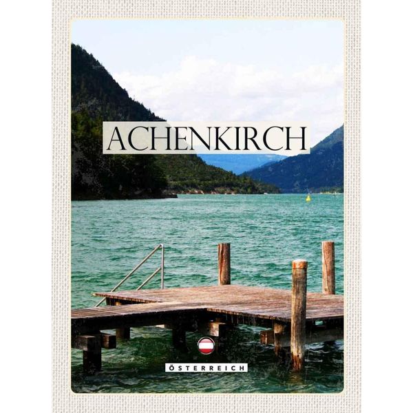 Vianmo Insegna In Legno 40X30 Cm Achenkirch ÖSterreich Familienurlaub-image