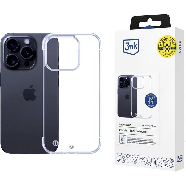 Apple Iphone 13 Pro Max - Custodia Trasparente 3Mk Just20G-image