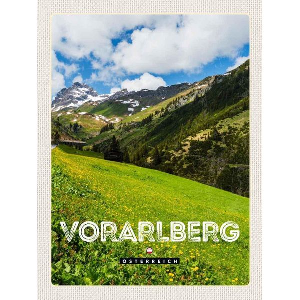 Vianmo Insegna In Legno 40X30 Cm Vorarlberg ÖSterreich WäLder Natur-image