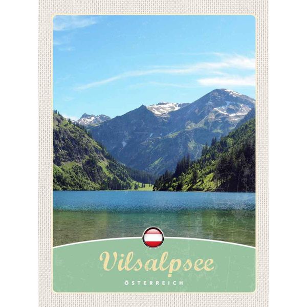 Vianmo Insegna In Legno 40X30 Cm Vilsalpsee ÖSterreich WäLder Wanderung-image