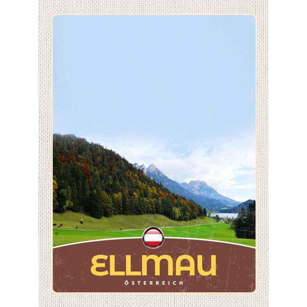 Vianmo Insegna In Legno 40X30 Cm Ellmau ÖSterreich Natur WäLder-image