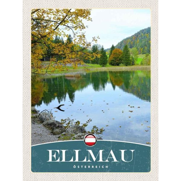 Vianmo Insegna In Legno 40X30 Cm Ellmau ÖSterreich Natur See-image