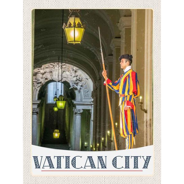Vianmo Insegna In Legno 40X30 Cm Vatikan City Kirche Wachmann-image