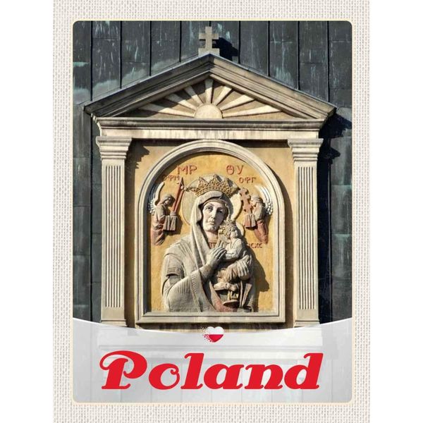 Vianmo Insegna In Legno 40X30 Cm Polen Europa Architektur-image